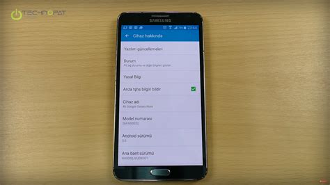 galaxy note 3 android güncelleme